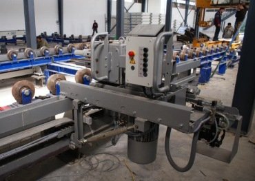 Equipment used in concrete railway sleeper production